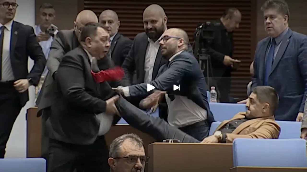 Scandal și violențe în Parlamentul din Bulgaria la dezbaterea bugetului de stat