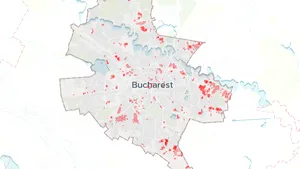 Un IT-st din Olanda a creat o hartă care arată zonele în care temperaturile medii din Bucureşti au crescut cu până la 13 grade în ultimul deceniu