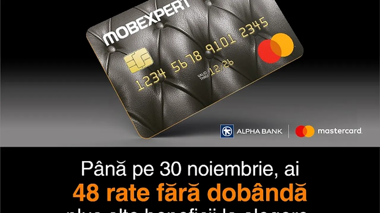 Mobexpert Credit Card poate fi obţinut printr-un proces 100% online, simplu şi rapid