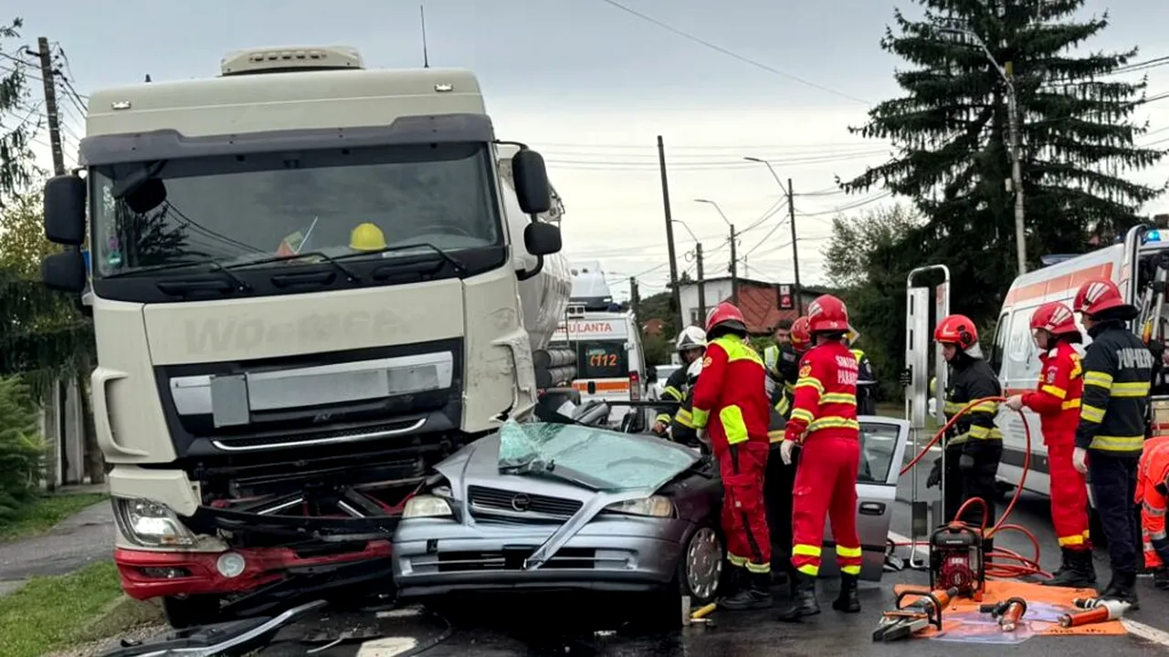 Accident grav pe DN7, la Bascov: Două persoane decedate și una încarcerată