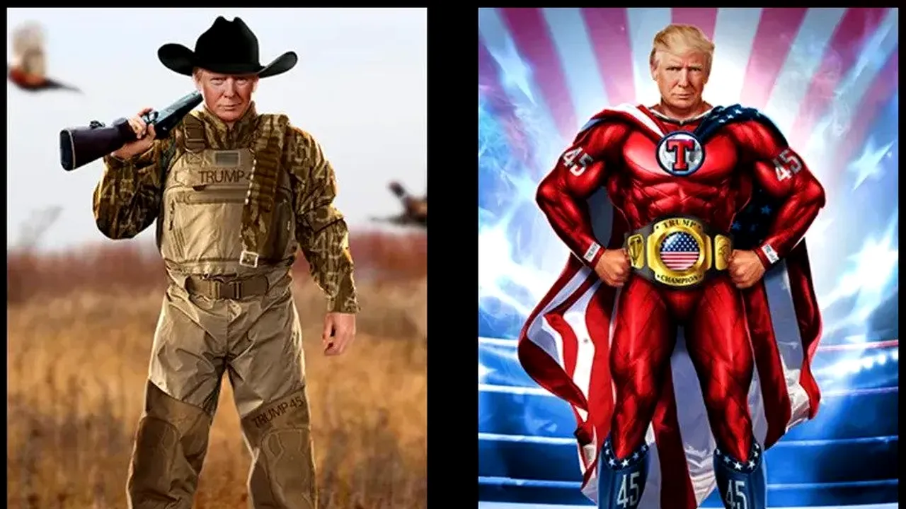 Colecţie de jetoane NFT cu Trump în ipostaze de supererou, astronaut şi pilot Nascar