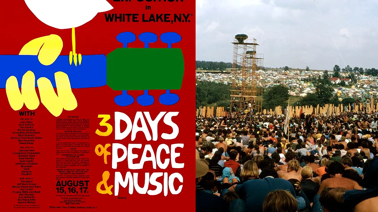 15 august 1969 - Începe festivalul muzical ,,Woodstock