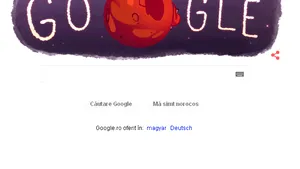 Google marchează descoperirea dovezilor prezenţei sărurilor hidratate pe Marte printr-un nou logo - FOTO