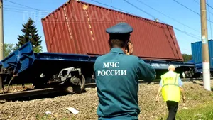 Trenul marfar implicat în accidentul de lângă Moscova circula pe ruta România-Rusia
