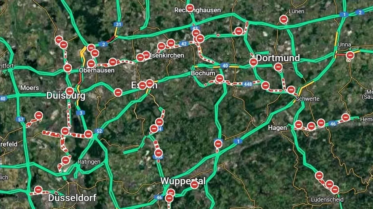 O eroare Google Maps a creat haos pe străzile din Germania