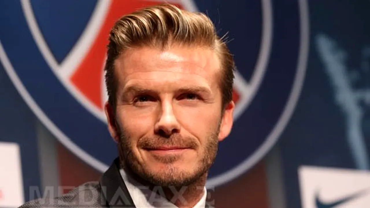 Preşedintele PSG discută cu Beckham pentru ca acesta să rămână la clubul parizian
