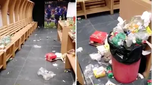 Vestiarul ruşinii: italienii au lăsat în urmă ţigări, resturi alimentare şi un maldăr de deşeuri, după ratarea calificării la Mondialul de fotbal