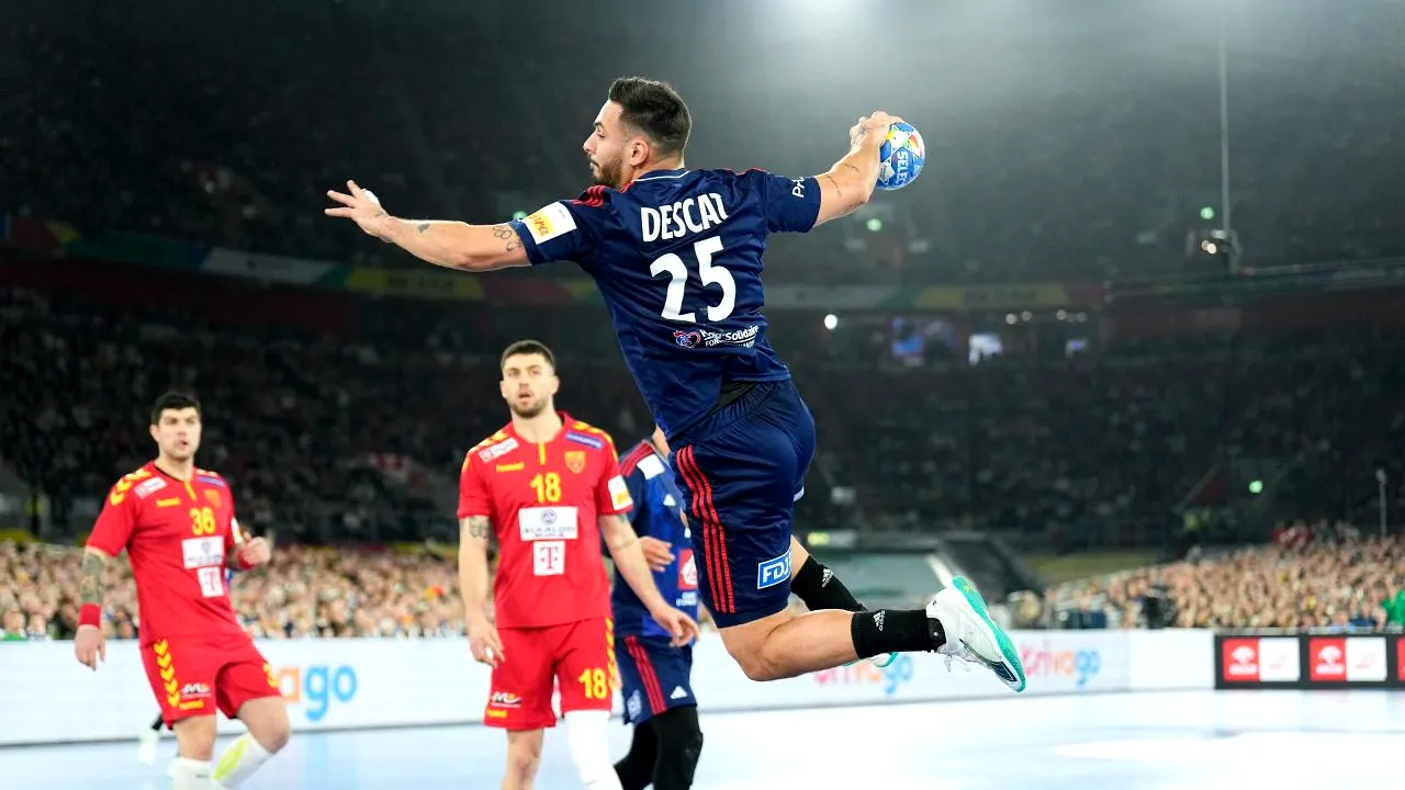 Franţa câştigă primul meci de la europeanul de handbal masculin, în faţa unei asistenţe record
