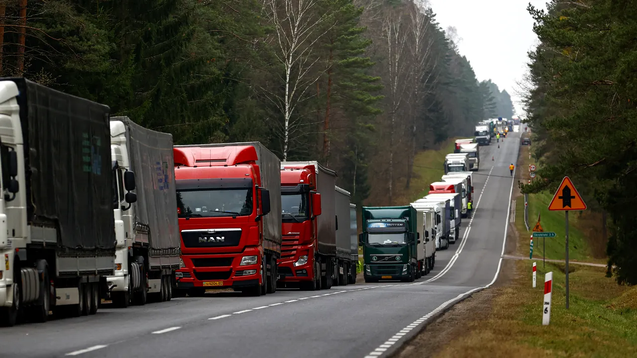 Camionagiii polonezi reiau blocada la graniţa cu Ucraina