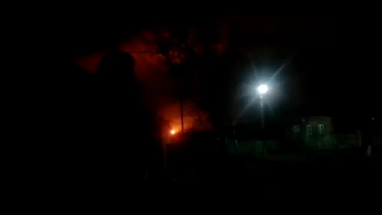 Un depozit de petrol din Krasnodar a fost distrus de o explozie uriaşă