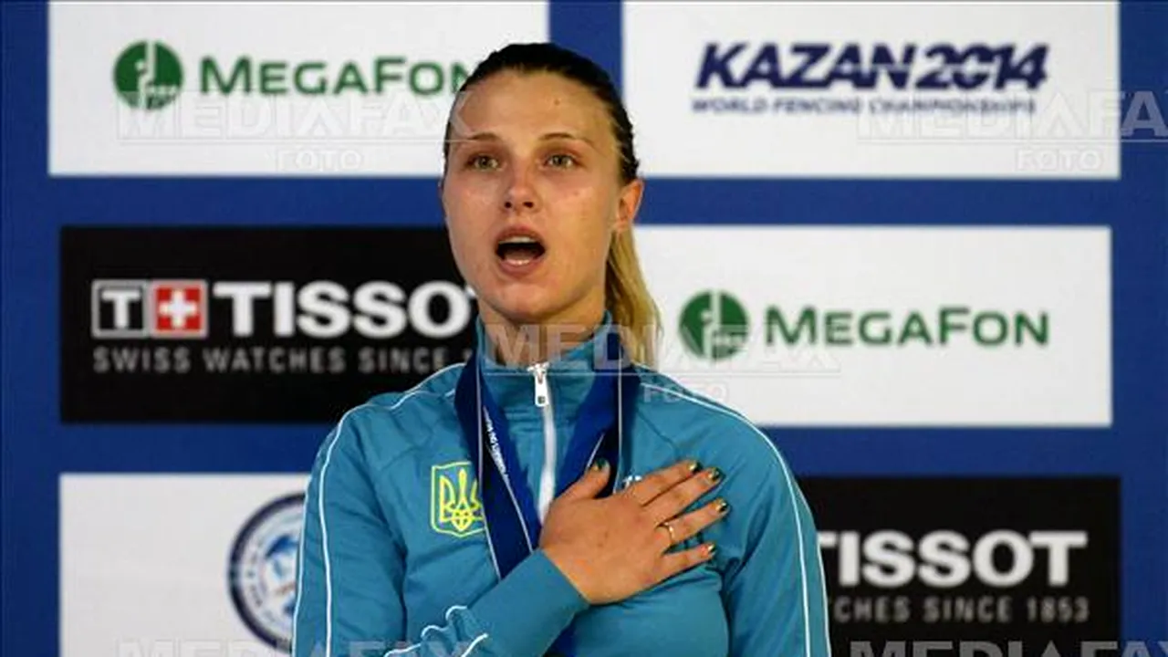 Campioana olimpică ucraineană Olga Kharlan, ajutată de COSR să îşi salveze familia