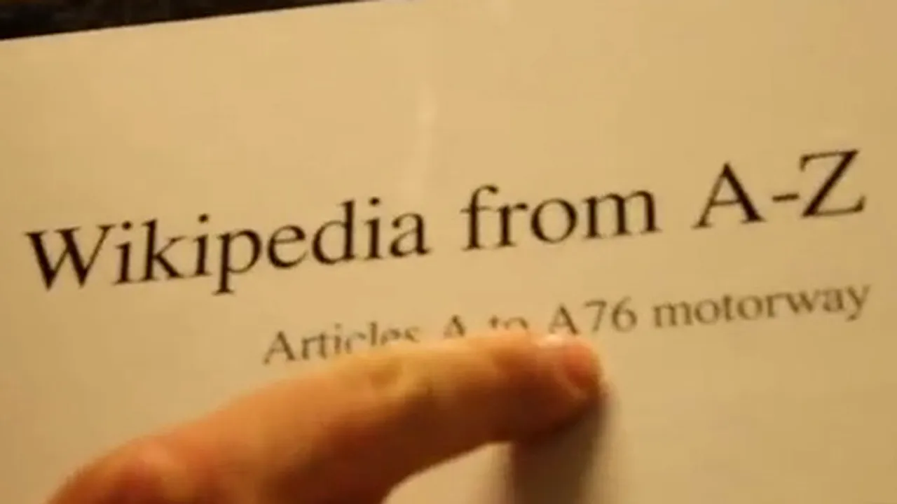 PROIECT URIAŞ: Enciclopedia online Wikipedia ar putea fi tipărită, în peste 1.000 de volume cu câte 4 milioane de definiţii - VIDEO