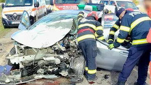 Accident cu patru mașini între Slobozia și Drajna. Mai multe persoane sunt rănite