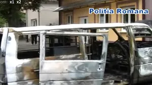 Un bărbat supărat pe fosta logodnică şi-a incendiat maşina şi sediul propriei firme - VIDEO