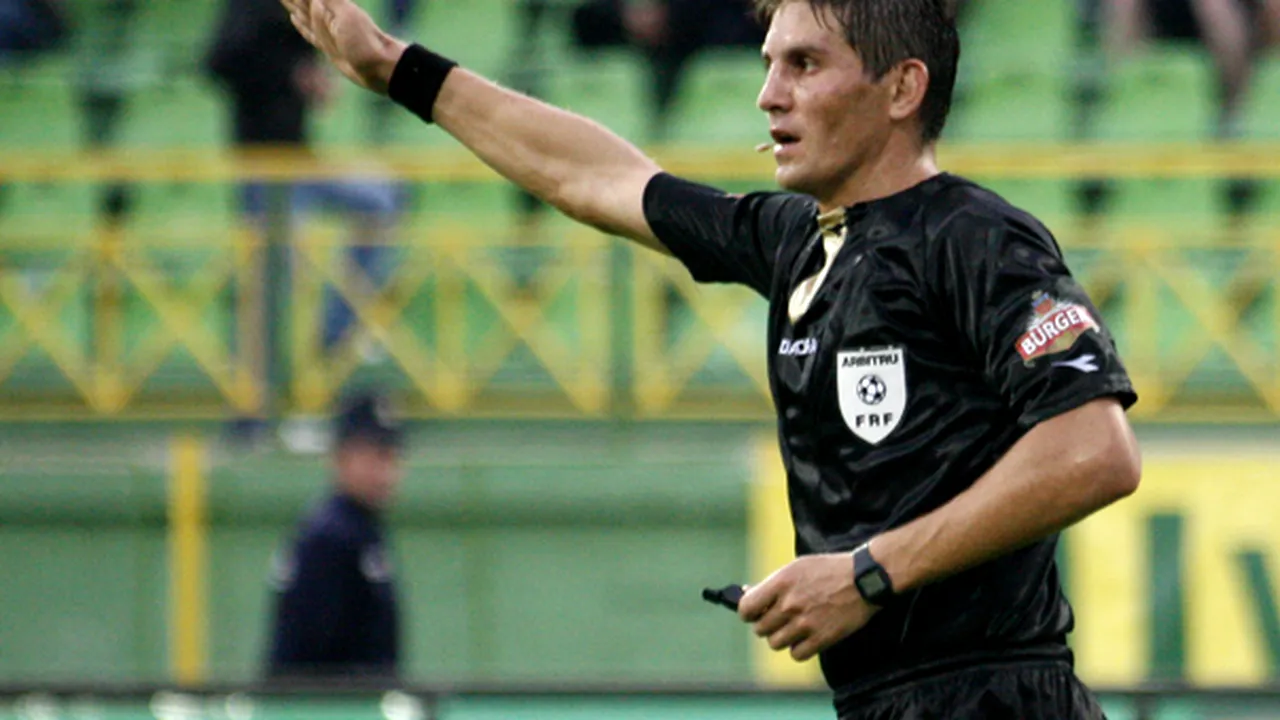 Dinamo cere excluderea lui Ciprian Danşa din arbitraj