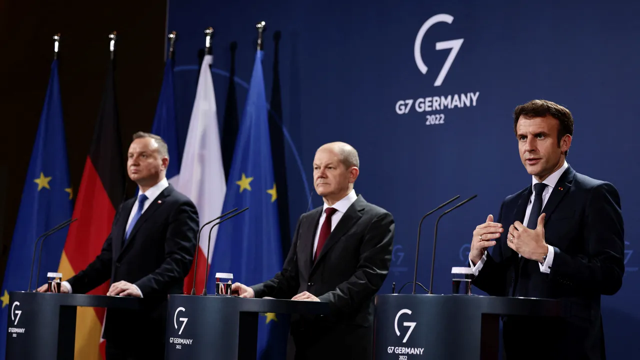 Olaf Scholz, Andrzej Duda şi Emmanuel Macron pledează pentru continuarea negocierilor cu Rusia 