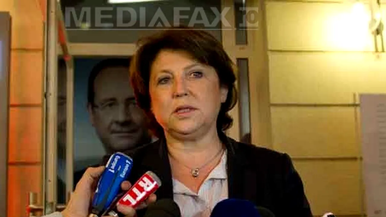 Martine Aubry, favorita francezilor pentru postul de premier al lui François Hollande