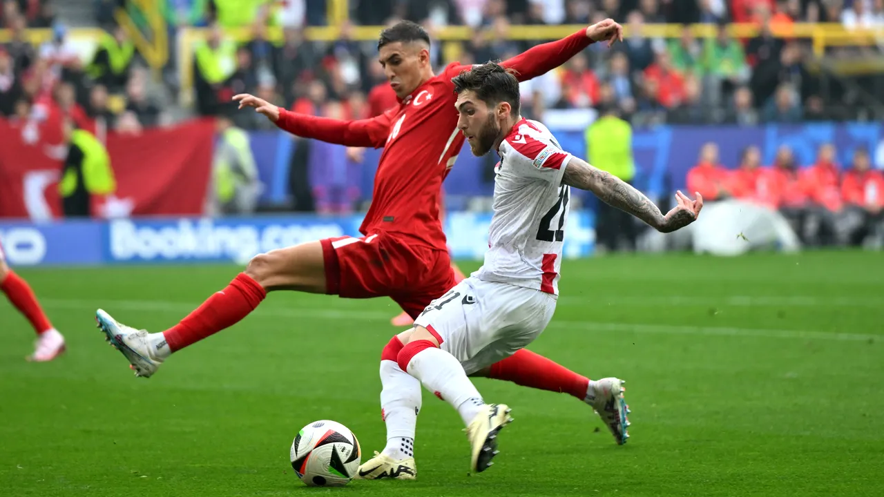 Georgia pierde nemeritat în faţa Turciei, la debutul naţiunii la un Campionat European de fotbal