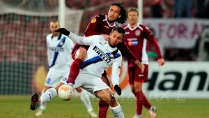 LIGA EUROPA: CFR Cluj a pierdut, cu 0-3, meciul cu Inter Milano şi a fost eliminată din competiţie