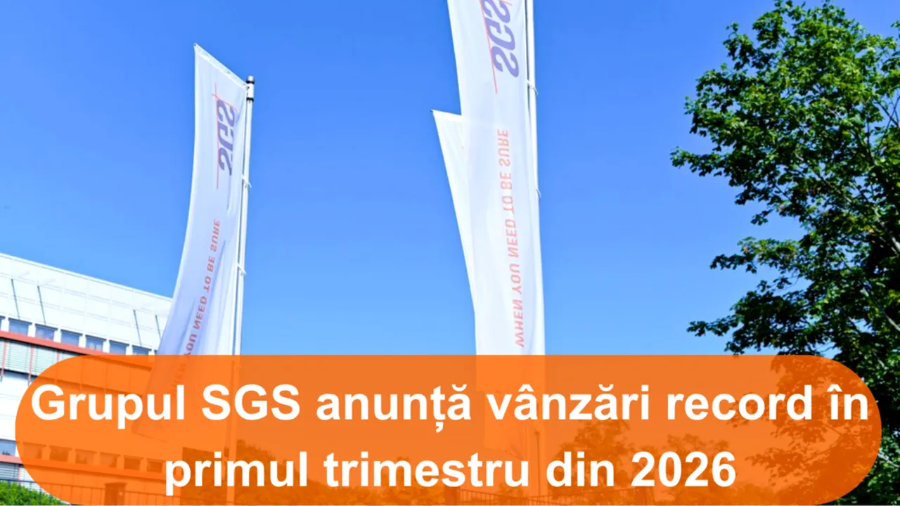 Anunt privind vanzarile Grupului SGS din primul trimestru 2026