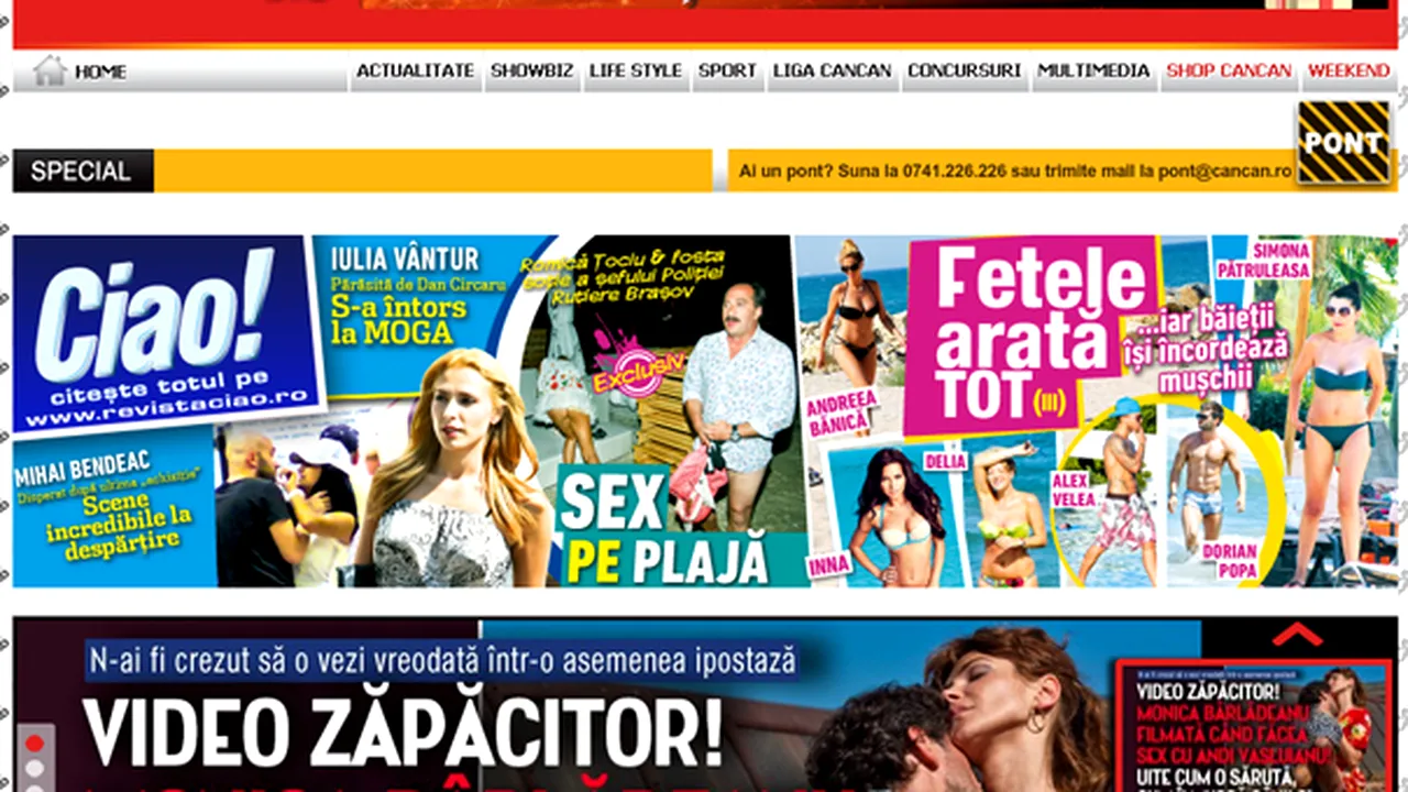 Cancan îşi încetează apariţia în print