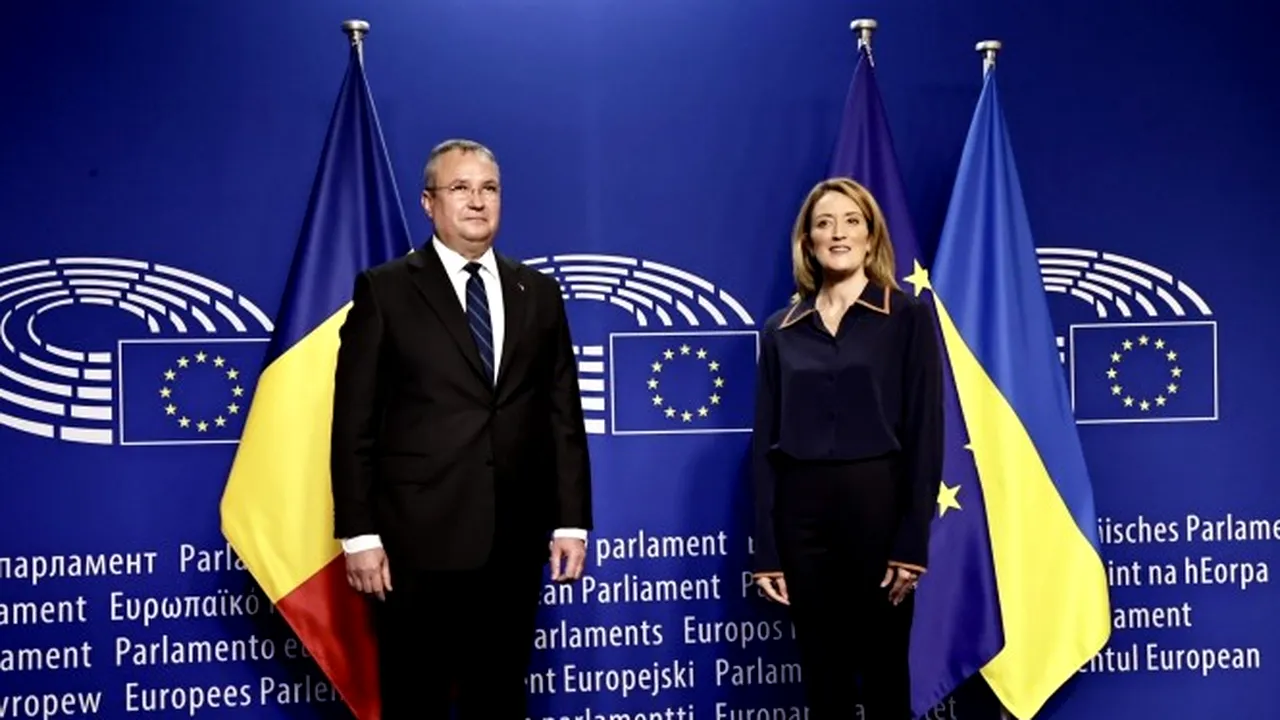 Roberta Metsola, lui Nicolae Ciucă: Locul României este în Schengen