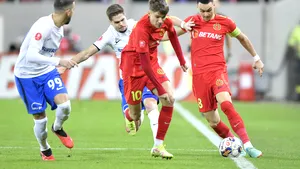 FCSB-Farul, duelul primelor clasate în play-off-ul Superligii. Roş-albaştrii au nevoie de un punct pentru a câştiga titlul