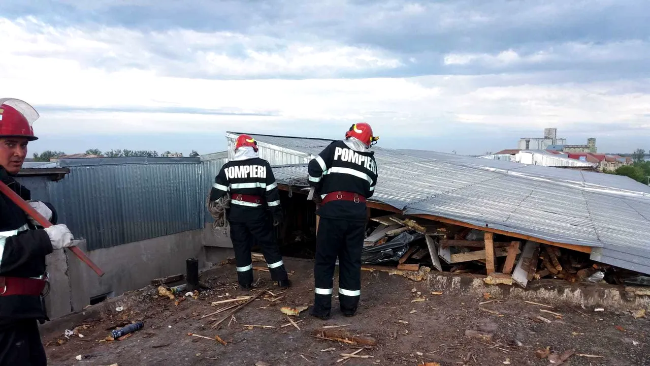 Pagube produse de vijelii: Gospodării inundate, maşini avariate şi copaci smulşi, în Bucureşti şi în alte opt judeţe | FOTO