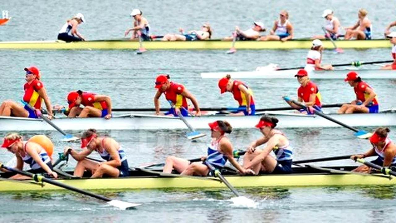 AUR pentru echipajul feminin de 8+1 al României la Campionatele Europene de canotaj