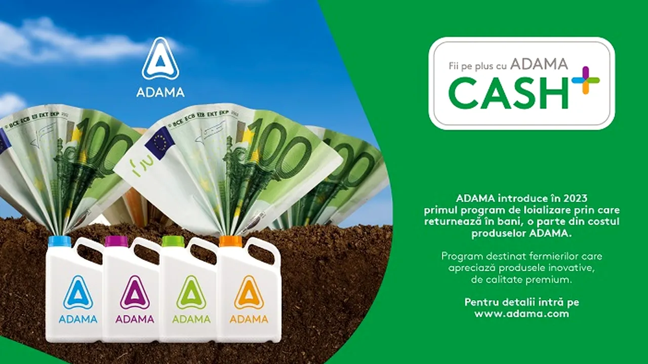 ADAMA România dă startul programului de loializare ADAMA CASH+