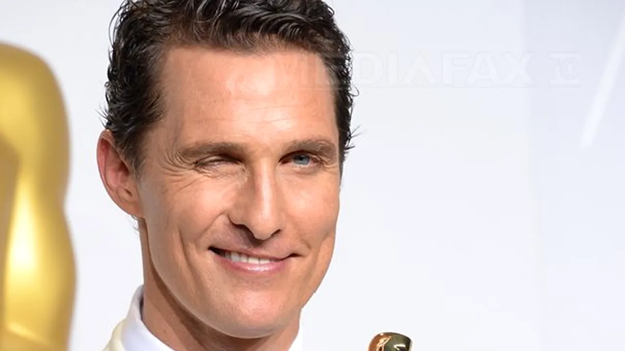 Matthew McConaughey va primi The American Cinematheque Award, pentru realizări deosebite în carieră