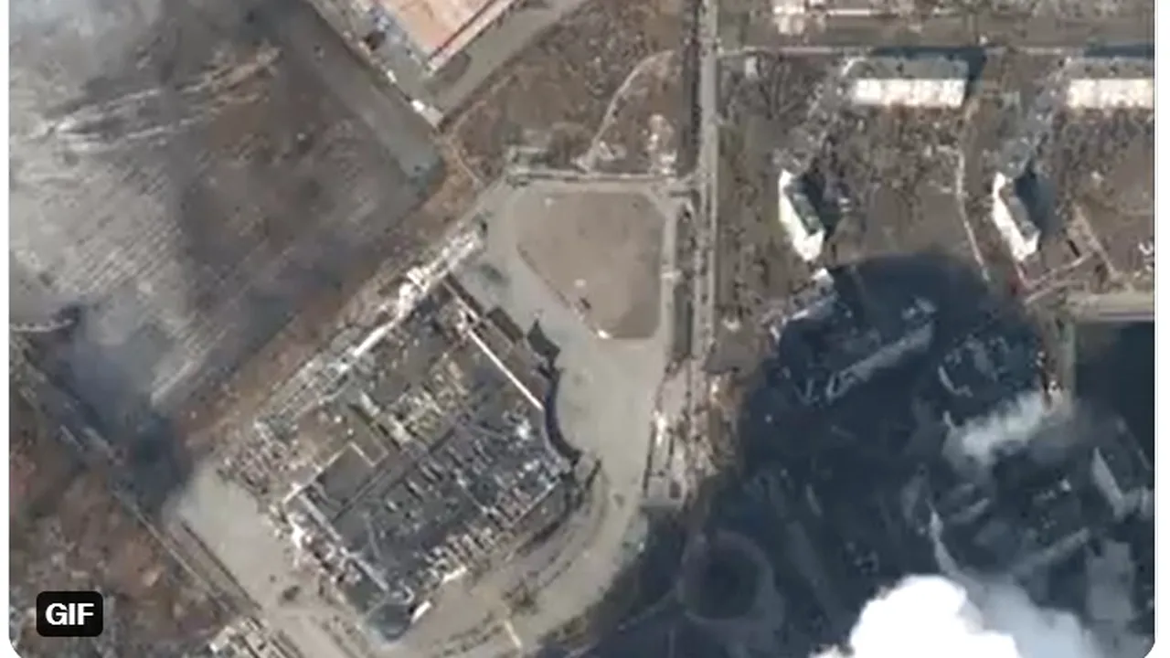 Ucraina: Imagini din satelit arată pagubele provocate de atacuri