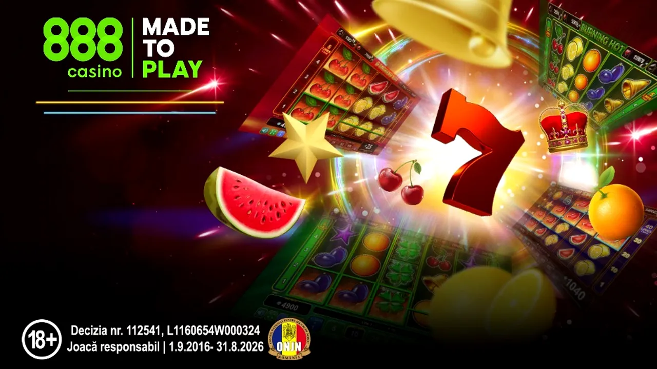 Peste 6.000.000 RON oferiţi de 888casino în premii Jackpot Cards la sloturile EGT