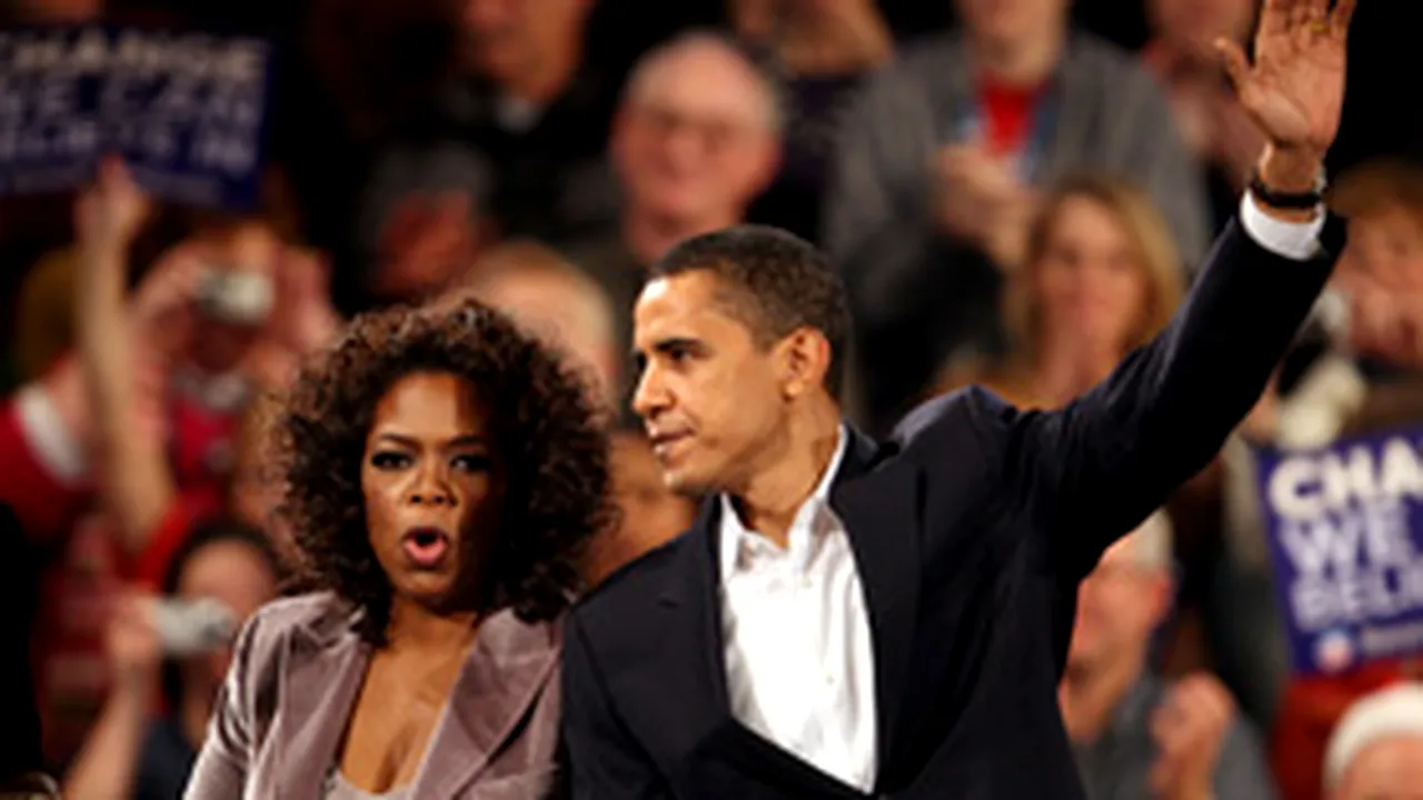 Barack Obama declară că dacă devine preşedinte o va numi pe Oprah Winfrey vicepreşedinte