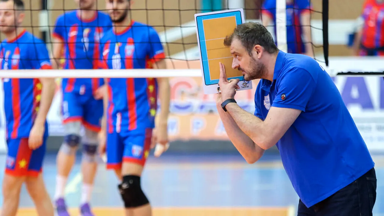 Arcada Galați domină echipa etapei a 8-a din Divizia A1 la volei masculin