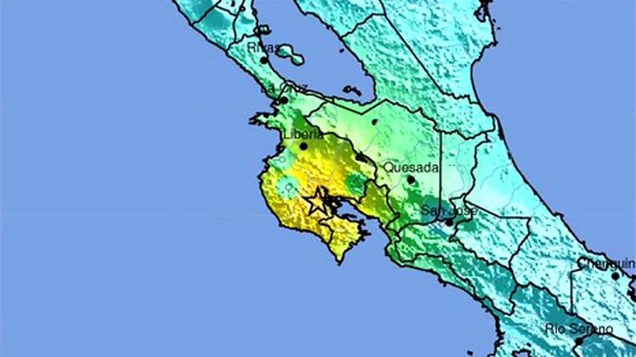 Un CUTREMUR puternic cu magnitudinea de 6,6 s-a produs în Costa Rica
