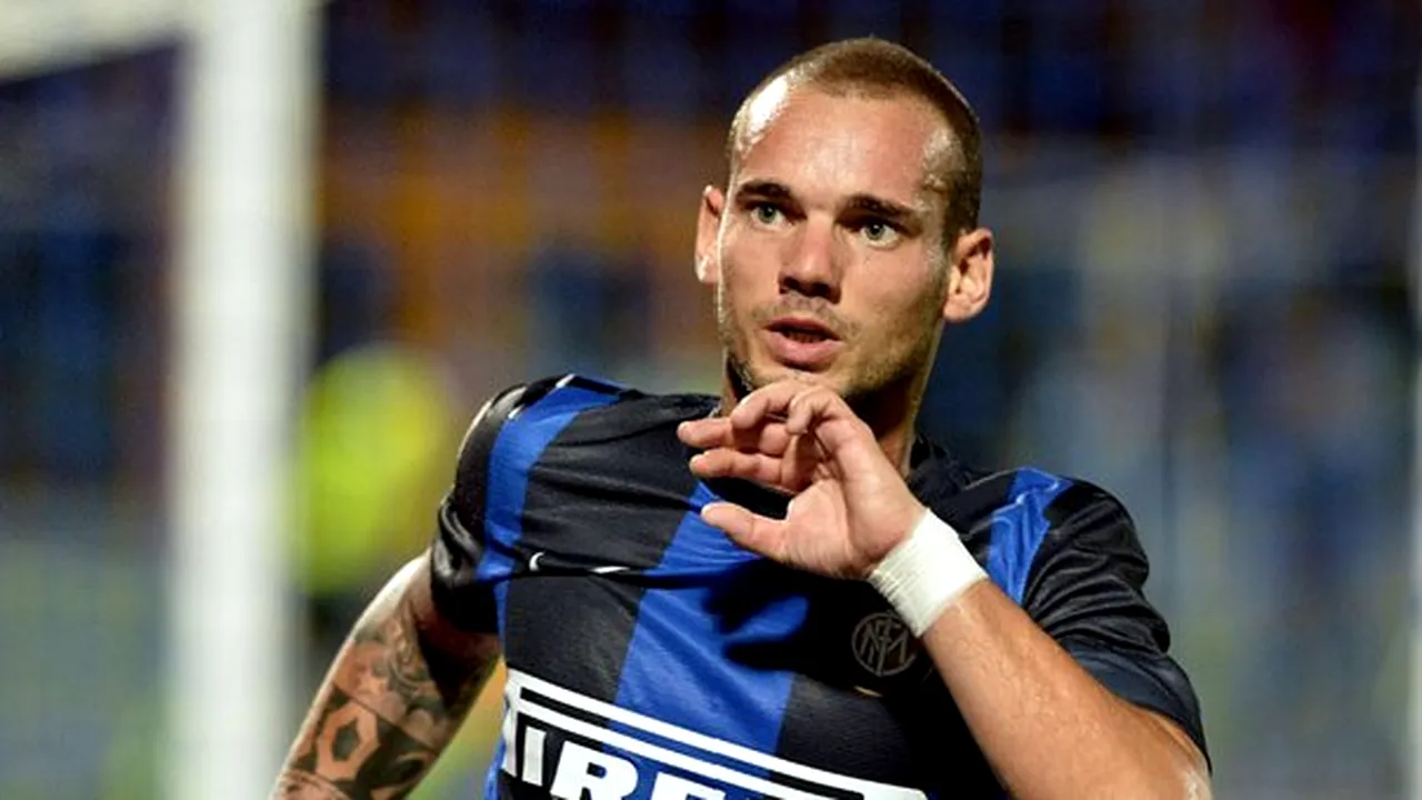Sneijder va juca la Galatasaray. Ce salariu îi dau turcii olandezului