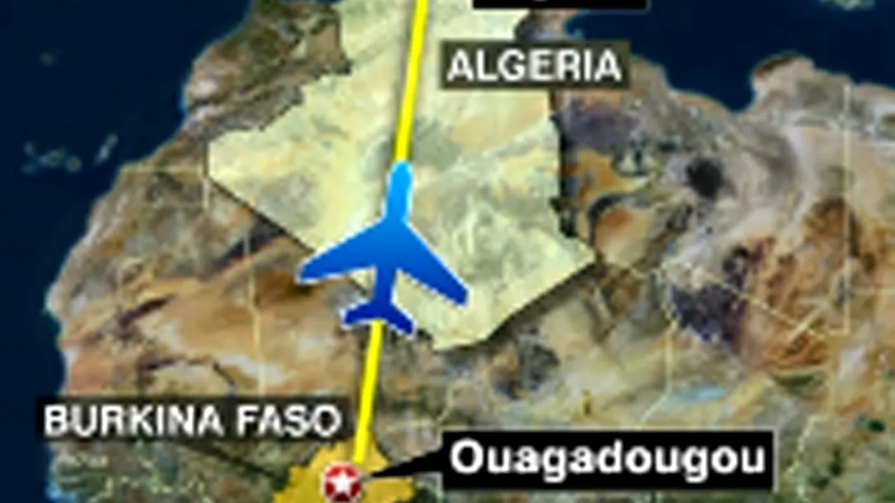 Echipajul avionului care s-a prăbuşit în Mali efectuase de cinci ori ruta Alger-Ouagadougou
