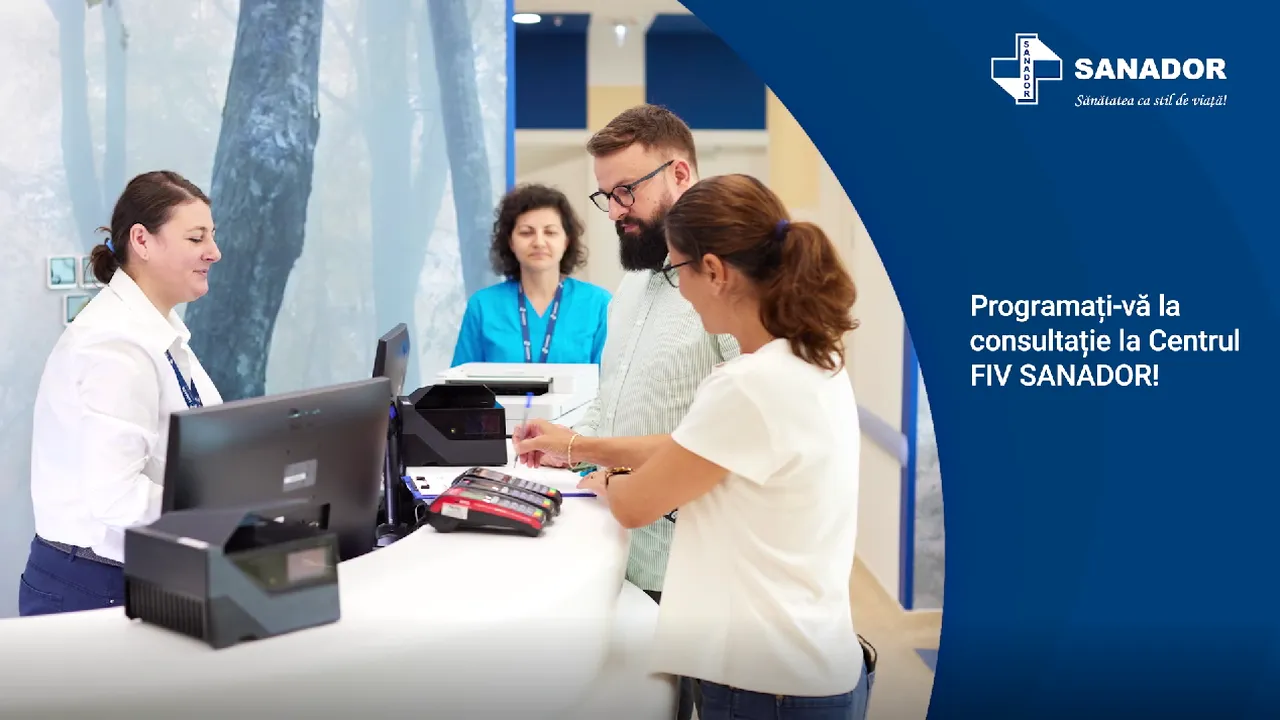 Dacă doriţi să beneficiaţi de servicii medicale performante pentru o procedură de fertilizare in vitro, programaţi-vă la consultaţie la Centrul FIV SANADOR! (P)