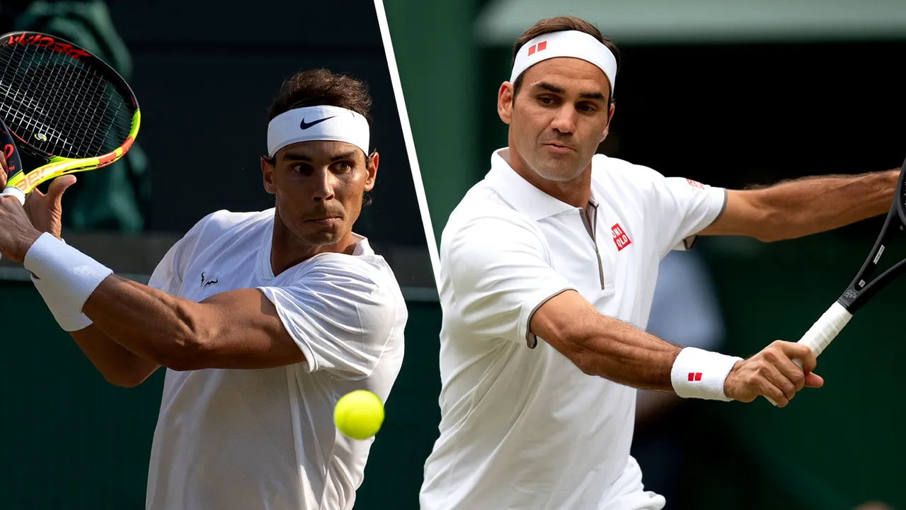 Confruntarea TITANILOR la Wimbledon 2019: Prima partidă pe iarbă dintre Roger Federer şi Rafael Nadal, după 11 ani de la 