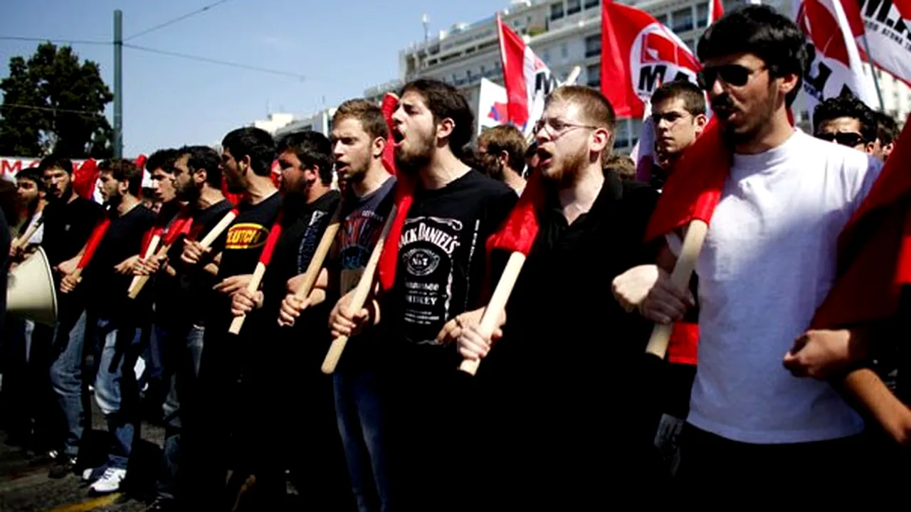 Grevă în Grecia: Cei cu profesii liberale şi jurnaliştii ies în stradă