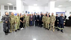 Câini ai Serviciului de Grăniceri din Ucraina, la training în România