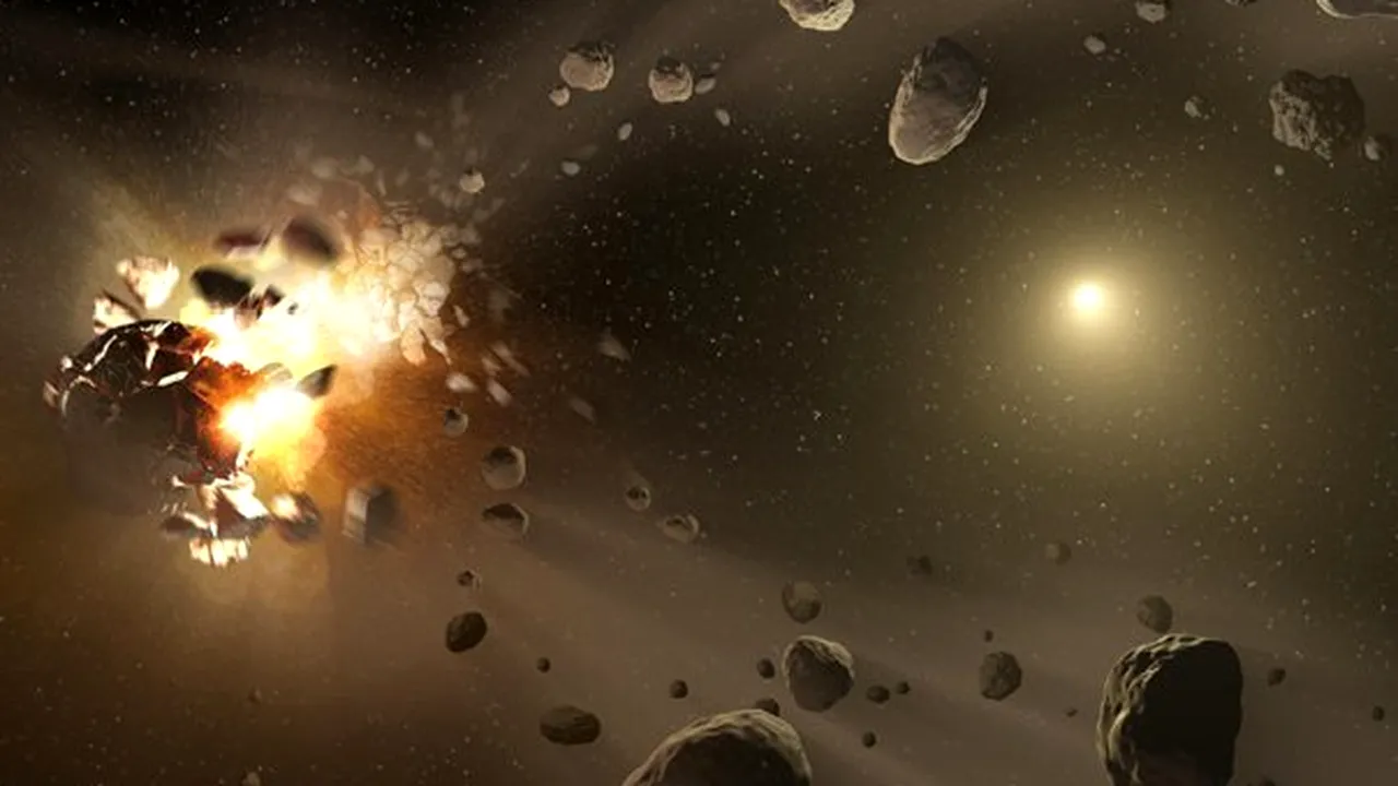 Terra a fost lovită de o pereche de asteroizi uriaşi în urmă cu 458 de milioane de ani