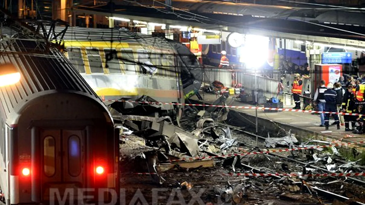 CAUZA accidentului feroviar din Franţa. Imagini de la locul tragediei - FOTO