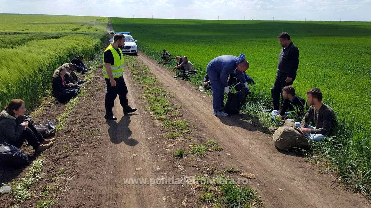 16 irakieni, între care doi copii, prinşi când încercau să intre ILEGAL în România, dinspre Bulgaria