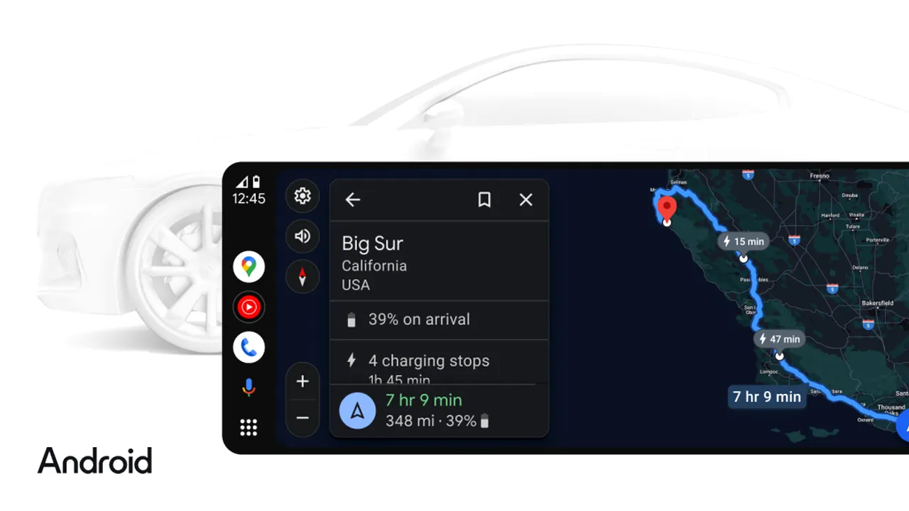 Google Maps oferă şoferilor de maşini electrice informaţii în timp real despre bateria autovehiculului