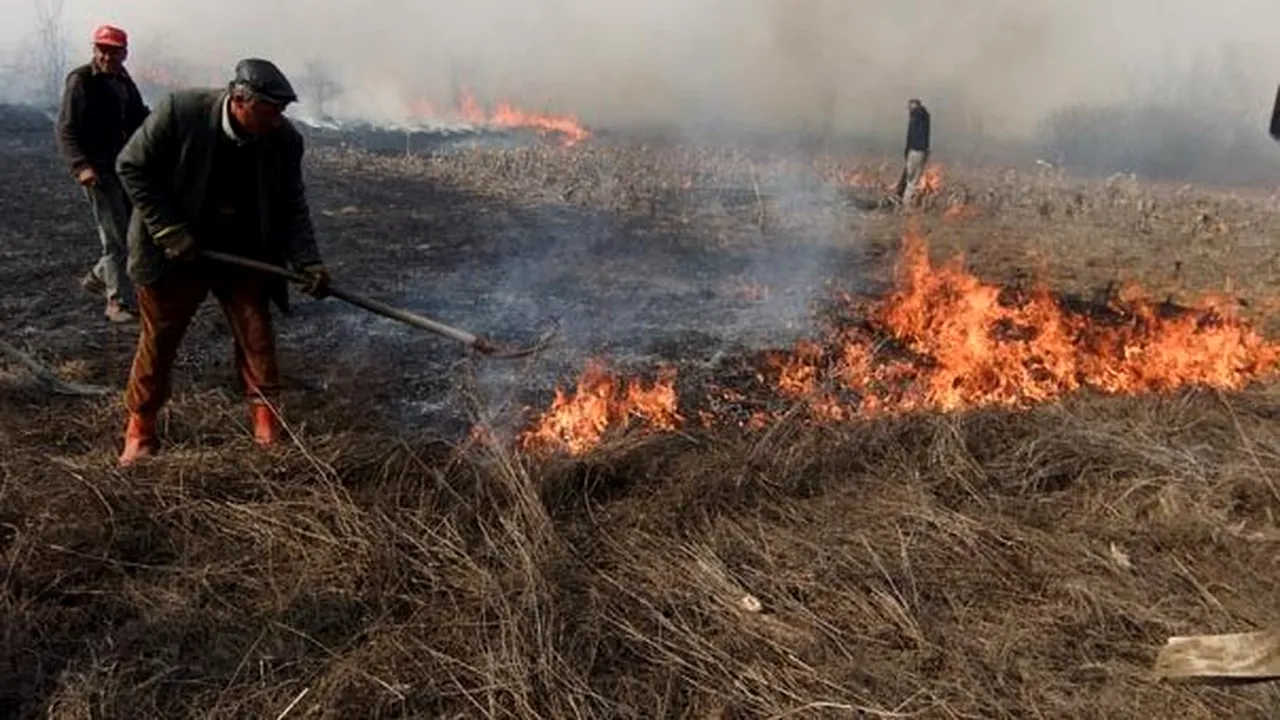 Aproape 3.000 de incendii, majoritatea de vegetaţie uscată, au avut loc în ultima săptămână