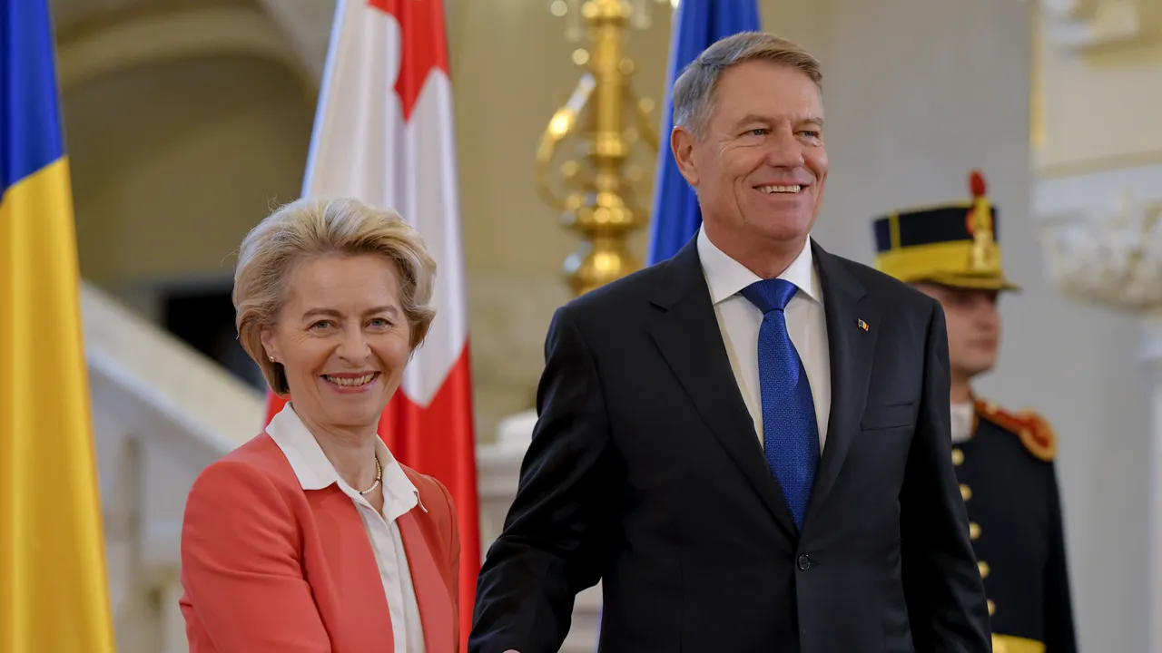 Iohannis o vrea în continuare pe Ursula von der Leyen la conducerea UE