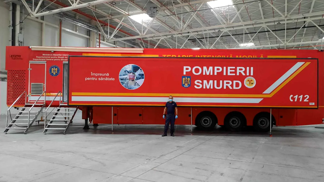 Aglomeraţie la ATI: Unitatea mobilă de terapie intensivă din Galaţi este mutată la Timişoara