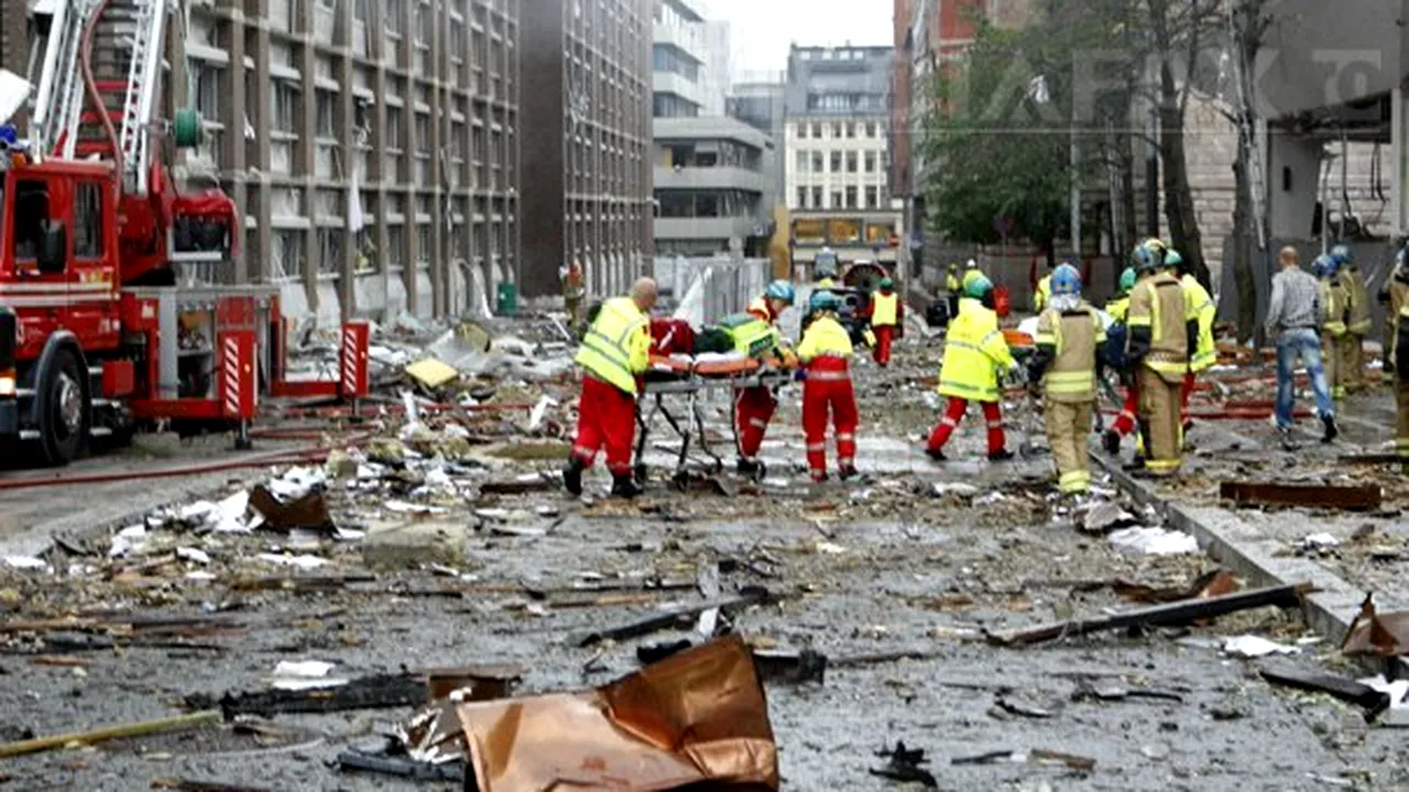 PROCESUL CRIMINALULUI DIN OSLO: Procurorii norvegieni au difuzat imagini care surprind explozia produsă de Breivik